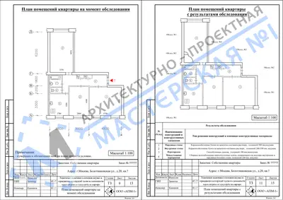 Перепланировка: г.Москва, Болотниковская ул., д.20, кв.