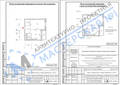 Перепланировка: г.Москва, бульв. Андрея Тарковского, д.4, кв.a