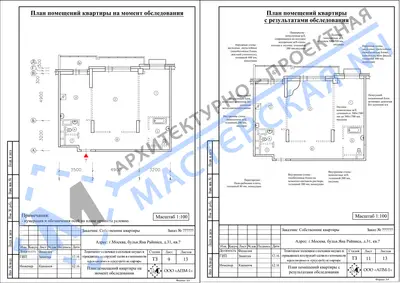 Перепланировка: г.Москва, бульв.Яна Райниса, д.31, кв.b
