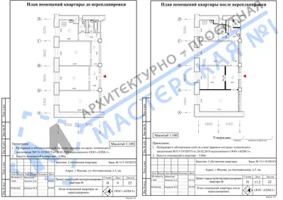 Перепланировка: г.Москва, ул.Автозаводская, д.5, кв.