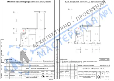 Перепланировка: г.Москва, ул.Минусинская, д.16, кв.