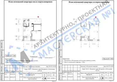 Перепланировка: М.О., г.Балашиха, мкрн.Янтарный, ул.Кольцевая, д.20, кв.