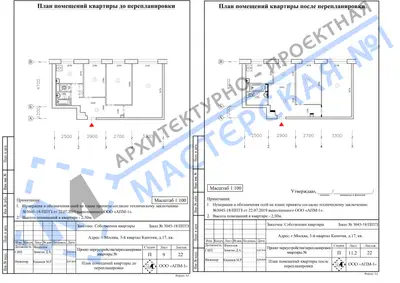 Перепланировка: г.Москва, Капотня, 3 квартал , д.17 , кв.