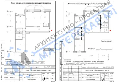 Перепланировка: г.Москва, ул.Мосфильмовская, д.53, кв.