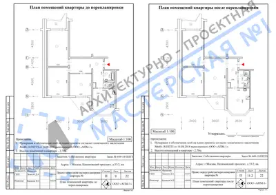 Перепланировка: г.Москва, Нахимовский пр-т, д.33_2, кв