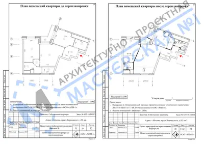 Перепланировка: г.Москва, просп.Вернадского, д.92, кв.