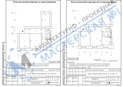 Перепланировка: г.Москва, Семеновская наб., 3/1, корп.6, кв.