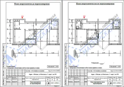 Перепланировка: г.Москва, ул. Флотская, д.7, корп. 2, ап. 396