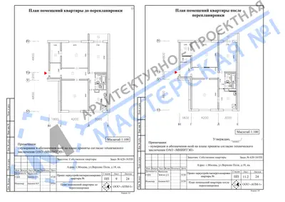 Перепланировка: г.Москва, ул.Верхние поля, д.18, кв.