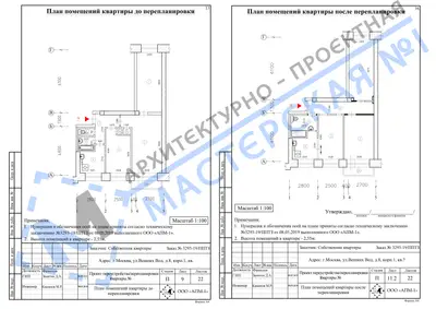 Перепланировка: г.Москва, ул.Вешних вод, д.8, корп.1, кв.