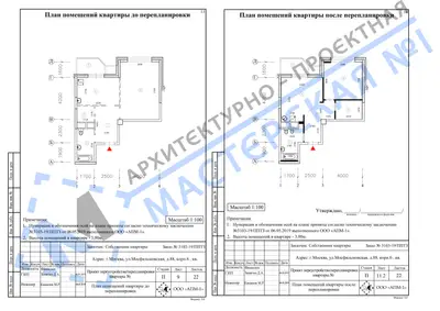 Перепланировка: г.Москва, ул.Мосфильмовская, д.88, к.6, кв.