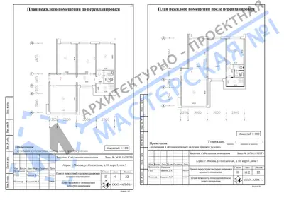Перепланировка: г.Москва, ул.Солдатская, д.10, корп.1, пом.