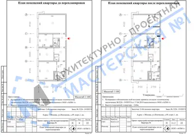 Перепланировка: г.Москва, ул.Изюмская, д.49, корп.1, кв.в