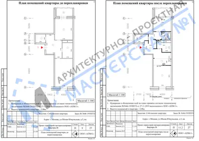 Перепланировка: г.Москва, ул.Малая Юшуньская, д.3, кв.б