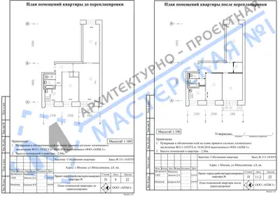 Перепланировка: г.Москва, ул.Минусинская, д.8, кв.