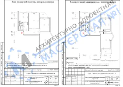 Перепланировка: г.Москва, ул.Островитянова, д.9, корп.4, кв.