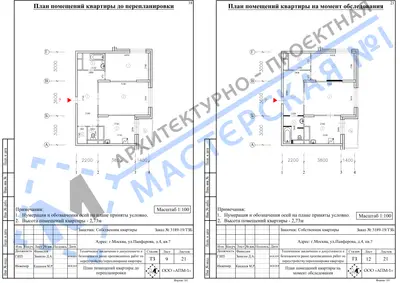 Перепланировка: г.Москва, ул.Панферова, д.4, кв.