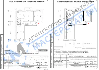 Перепланировка: г.Москва, ул.Садовая-Сухаревская, д.13/15, кв