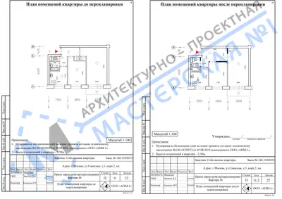 Перепланировка: г.Москва, ул.Саянская, д.3, корп.2, кв.