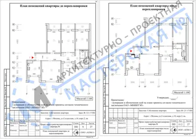 Перепланировка: г.Москва, ул.Солдатская, д.10, корп.2, кв.