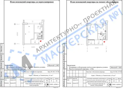 Перепланировка: г.Москва, ул.Ташкентская, д.9, кв.