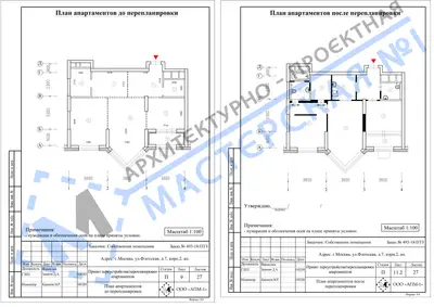 Перепланировка: г.Москва, ул.Флотская, д.7, корп.2, ап. Z