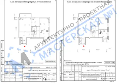 Перепланировка: г.Москва, ул.Яблочкова, д.31Г, кв.