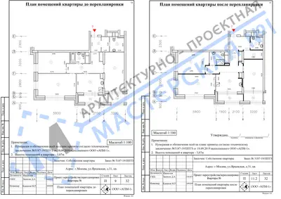 Перепланировка: г.Москва, ул.Ярцевская, д.31, кв. б