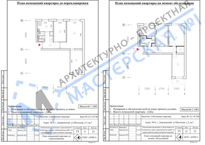 Перепланировка: М.О, г. Дзержинский, ул.Школьная, д.5, кв.