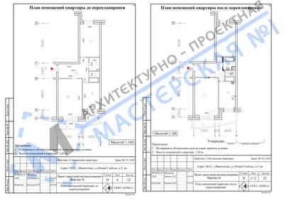 Перепланировка: М.О., г.Ивантеевка, ул.Новая Слобода, д.3, кв.