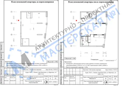 Перепланировка: М.О., г.Химки, мкр. Новогорск, ул.Заречная, д.4, корп.2, кв.