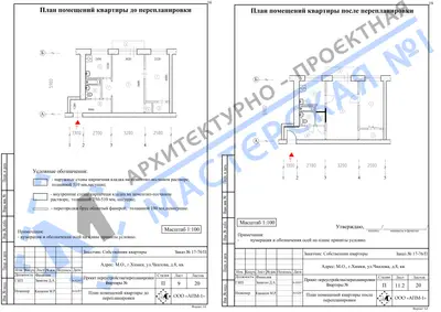 Перепланировка: М.О., г.Химки, ул.Чкалова, д.8, кв.