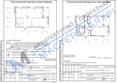 Перепланировка: М.О., г.Химки, ул.Юннатов, д.17, кв