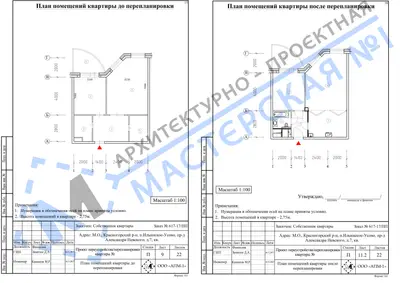 Перепланировка: МО, Красногорский р-н, п.Ильинское-Усово, пр-д Александра Невского, д.7, кв.