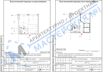 Перепланировка: г.Москва, ул. Авиаконструктора Сухого, д.2, корп.1, кв. в
