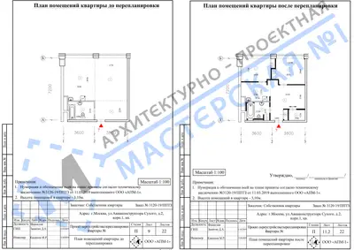 Перепланировка: г.Москва, ул.Авиаконструктора Сухого, д.2, корп.1, кв.ш