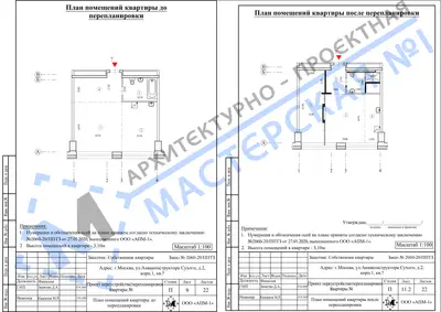 Перепланировка: г.Москва, ул.Авиаконструктора Сухого, д.2, корп.1, кв.аж