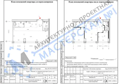 Перепланировка: г.Москва, ул.Авиаконструктора Сухого, д.2, корп.1, кв.ан