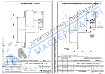 Перепланировка: г.Москва, Перервинский бульв., д.8