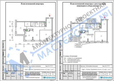 Перепланировка: г.Москва, Хорошевское шоссе,  д.12, к.1(1)