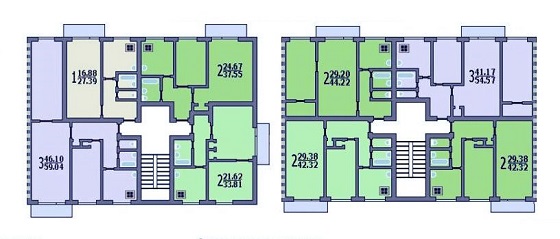План этажа дома серии II-29