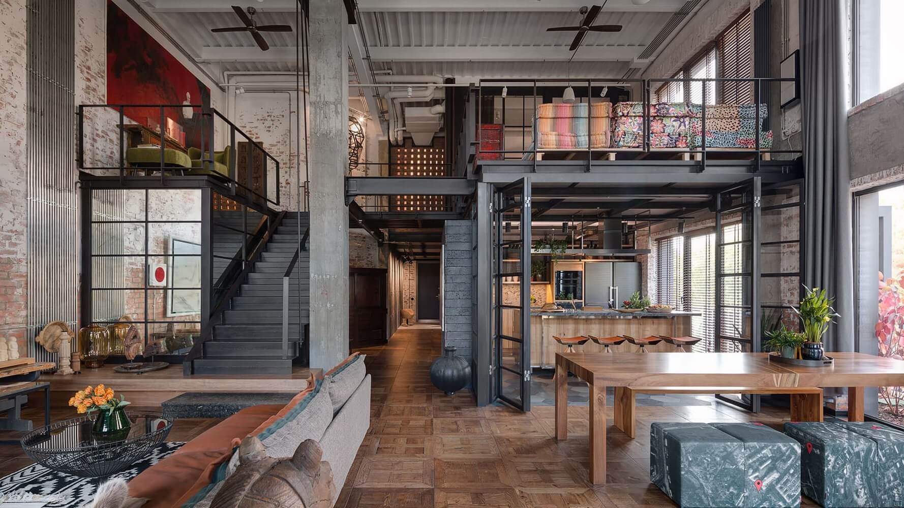 Антресольная площадка может занимать до 40% от площади квартиры или коммерческого помещения Антресольная площадка может занимать до 40% от площади квартиры или коммерческого помещения