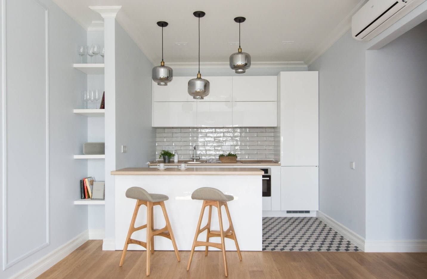 Пример организации кухни-ниши